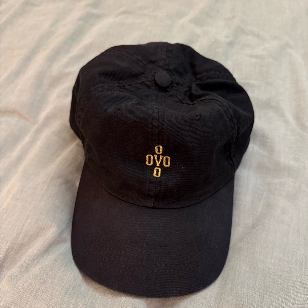 OVO Black and Gold Logo Hat
